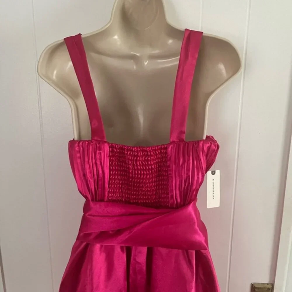 NWT | Maeve Bow-Tie Satin Mini Dress!! - Picture 8 of 11